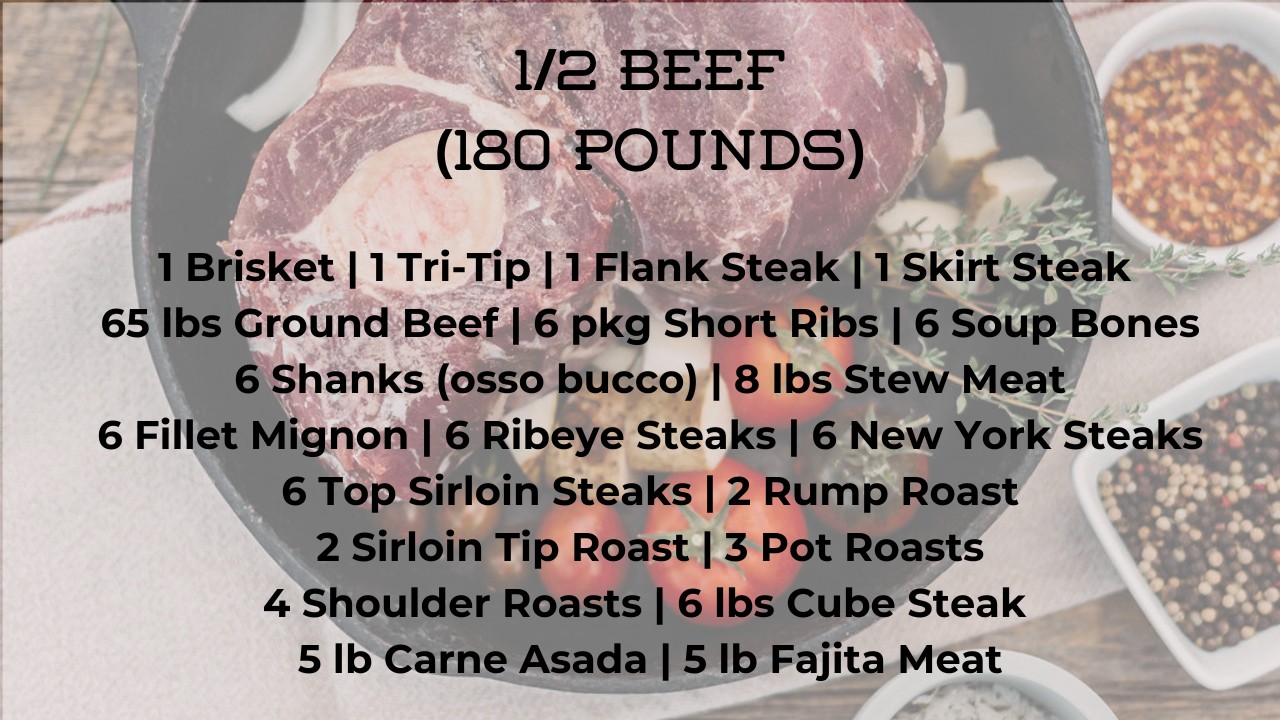 1/2 Beef | Grass-Finished